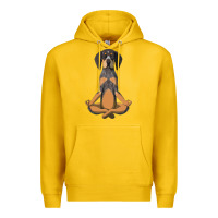 Lemon yoga fitness bluetick coonhound dog 363 bodybuilding Premium Hoodie - linhVisuals
