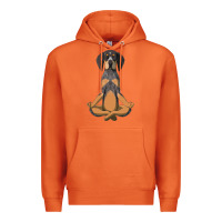 Carrot yoga fitness bluetick coonhound dog 363 bodybuilding Premium Hoodie - linhVisuals