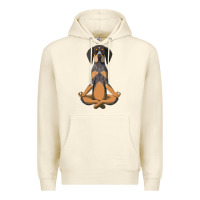Sandshell yoga fitness bluetick coonhound dog 363 bodybuilding Premium Hoodie - linhVisuals