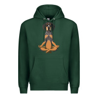 Sports Green yoga fitness bluetick coonhound dog 363 bodybuilding Premium Hoodie - linhVisuals