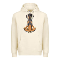 Tofu yoga fitness bluetick coonhound dog 363 bodybuilding Premium Hoodie - linhVisuals
