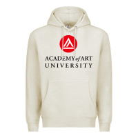 Oatmeal Heather academy of art, college design Premium Hoodie - linhVisuals