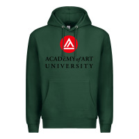 Sports Green academy of art, college design Premium Hoodie - linhVisuals