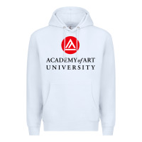 White academy of art, college design Premium Hoodie - linhVisuals
