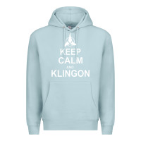Blue Mist keep calm and klingon Premium Hoodie - linhVisuals