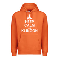Carrot keep calm and klingon Premium Hoodie - linhVisuals