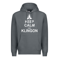 Rock keep calm and klingon Premium Hoodie - linhVisuals