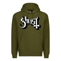 Army Green ghost Premium Hoodie - linhVisuals