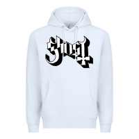 White ghost Premium Hoodie - linhVisuals