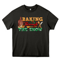 Asphalt baking through the snow Heavy Core Tee - FaDigitalArtStudio
