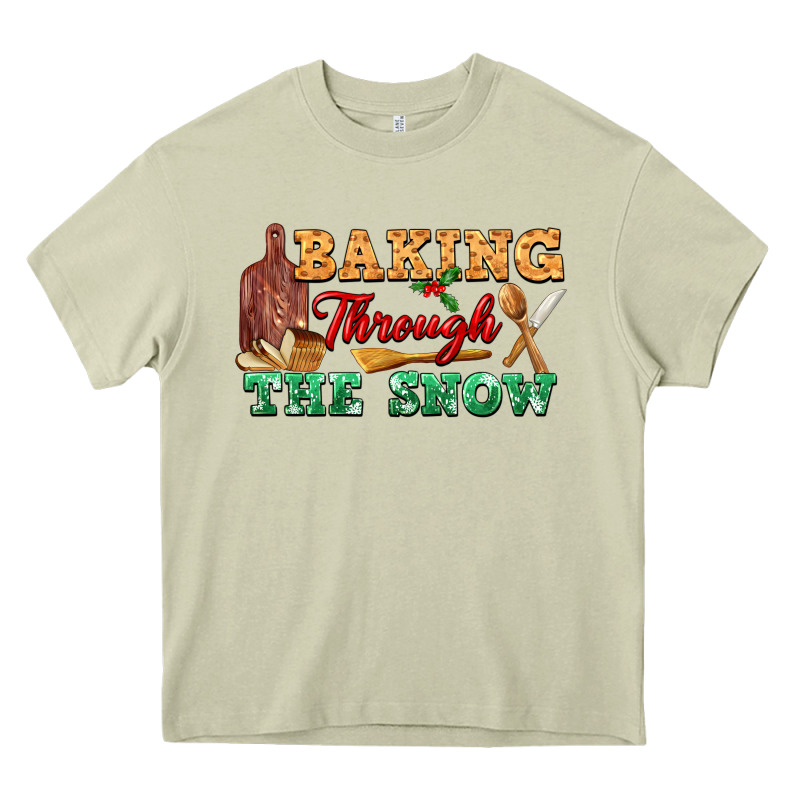 Baking Through The Snow Heavy Core Tee by FaDigitalArtStudio | Teevron