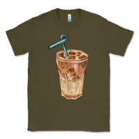 Army Green iced latte Classic Tee - BarkalooDesign