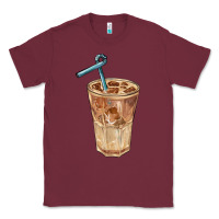 Burgundy iced latte Classic Tee - BarkalooDesign