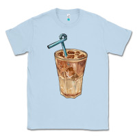 Dusty Blue iced latte Classic Tee - BarkalooDesign