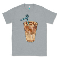 Heather Grey iced latte Classic Tee - BarkalooDesign