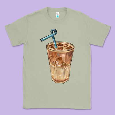Iced Latte Classic Tee Designed By Barkaloodesign