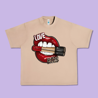Love Bites Urban Heavy Tee Designed By Sublimationcraftshop