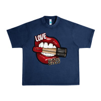 Navy Love Bites Urban Heavy Tee - SublimationCraftShop
