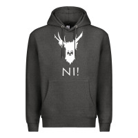 Charcoal Heather knights who say ni Premium Hoodie - linhVisuals