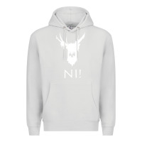 Dove Grey knights who say ni Premium Hoodie - linhVisuals
