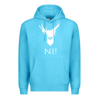 Ocean Blue knights who say ni Premium Hoodie - linhVisuals