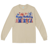 Mushroom happy birthday america Long Sleeve Tee - Artiststas