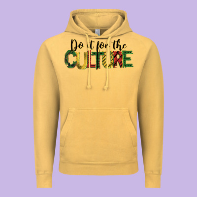Do It For The Culture Juneteenth Vintage Hoodie Designed By Barkaloodesign