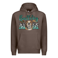 Coffee bulldog mom Premium Hoodie - BarkalooDesign