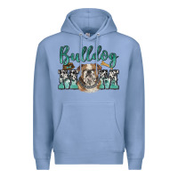 Colony Blue bulldog mom Premium Hoodie - BarkalooDesign