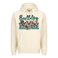 Sandshell bulldog mom Premium Hoodie - BarkalooDesign