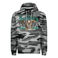 Slate Camo bulldog mom Premium Hoodie - BarkalooDesign
