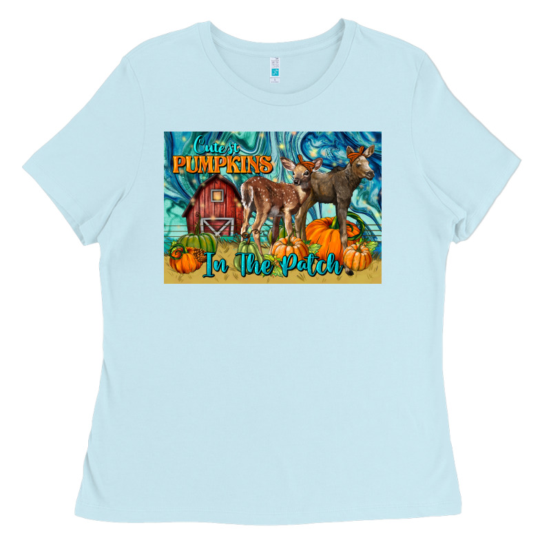 Cutest Pumpkins In The Patch Ladies Tee by LillyAllenDesigns | Teevron