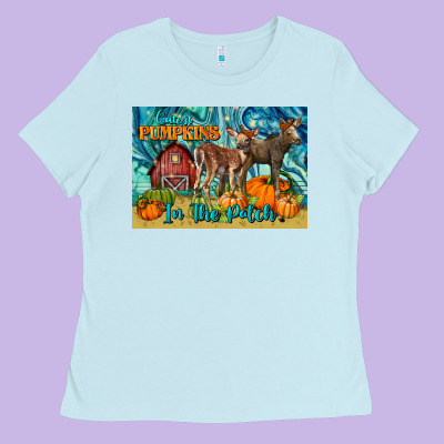 Cutest Pumpkins In The Patch Ladies Tee Designed By Lillyallendesigns