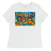 White Cutest Pumpkins In The Patch Ladies Tee - LillyAllenDesigns