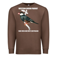 Chestnut western ground parrot rare wild and west australian Premium Sweatshirt - Bettercallsaul