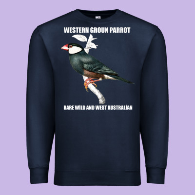 Western Ground Parrot Rare Wild And West Australian Premium Sweatshirt Designed By Bettercallsaul