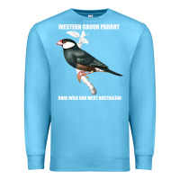 Ocean Blue western ground parrot rare wild and west australian Premium Sweatshirt - Bettercallsaul
