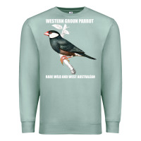Seafoam western ground parrot rare wild and west australian Premium Sweatshirt - Bettercallsaul