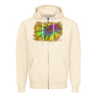Sandshell colorful glitter leopard background Zipper Hoodie - RanaPortraitStore