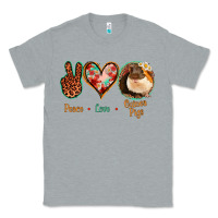 Heather Grey Peace Love Guinea Pigs Classic Tee - Jasminsmagicworld