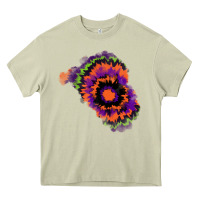 Mossy tie dye patch Heavy Core Tee - RanaPortraitStore