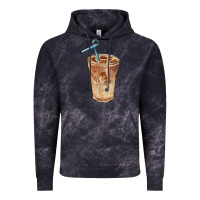 Cloud Black iced latte Vintage Hoodie - BarkalooDesign