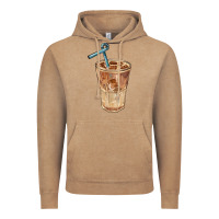 Vintage Coffee iced latte Vintage Hoodie - BarkalooDesign