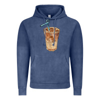 Vintage Denim iced latte Vintage Hoodie - BarkalooDesign