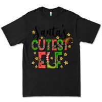 Black santas cutest elf Premium Tee - CowhideDigitalArt