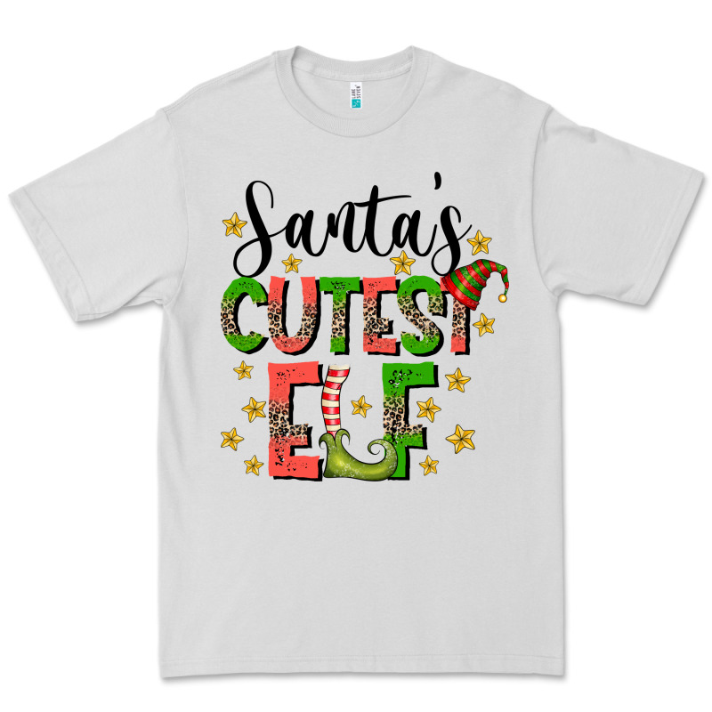 Santas Cutest Elf Premium Tee by CowhideDigitalArt | Teevron