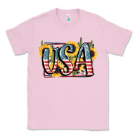 Bubblegum Pink USA 4th of July Classic Tee - FaDigitalArtStudio