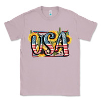 Lilac USA 4th of July Classic Tee - FaDigitalArtStudio