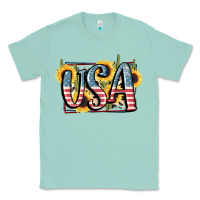 Seafoam USA 4th of July Classic Tee - FaDigitalArtStudio