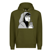 Army Green Tori Heart Spring Heartstopper Premium Hoodie - linhVisuals